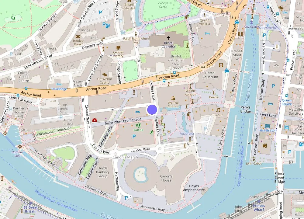 Map: ibis Bristol Centre